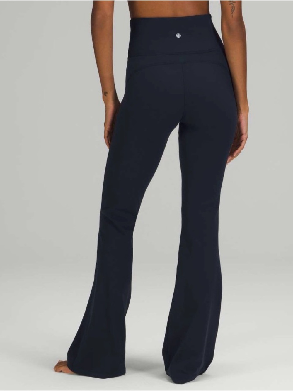 Lululemon Groove Super-High-Rise Flared Pant Nulu™ True Navy Size 6